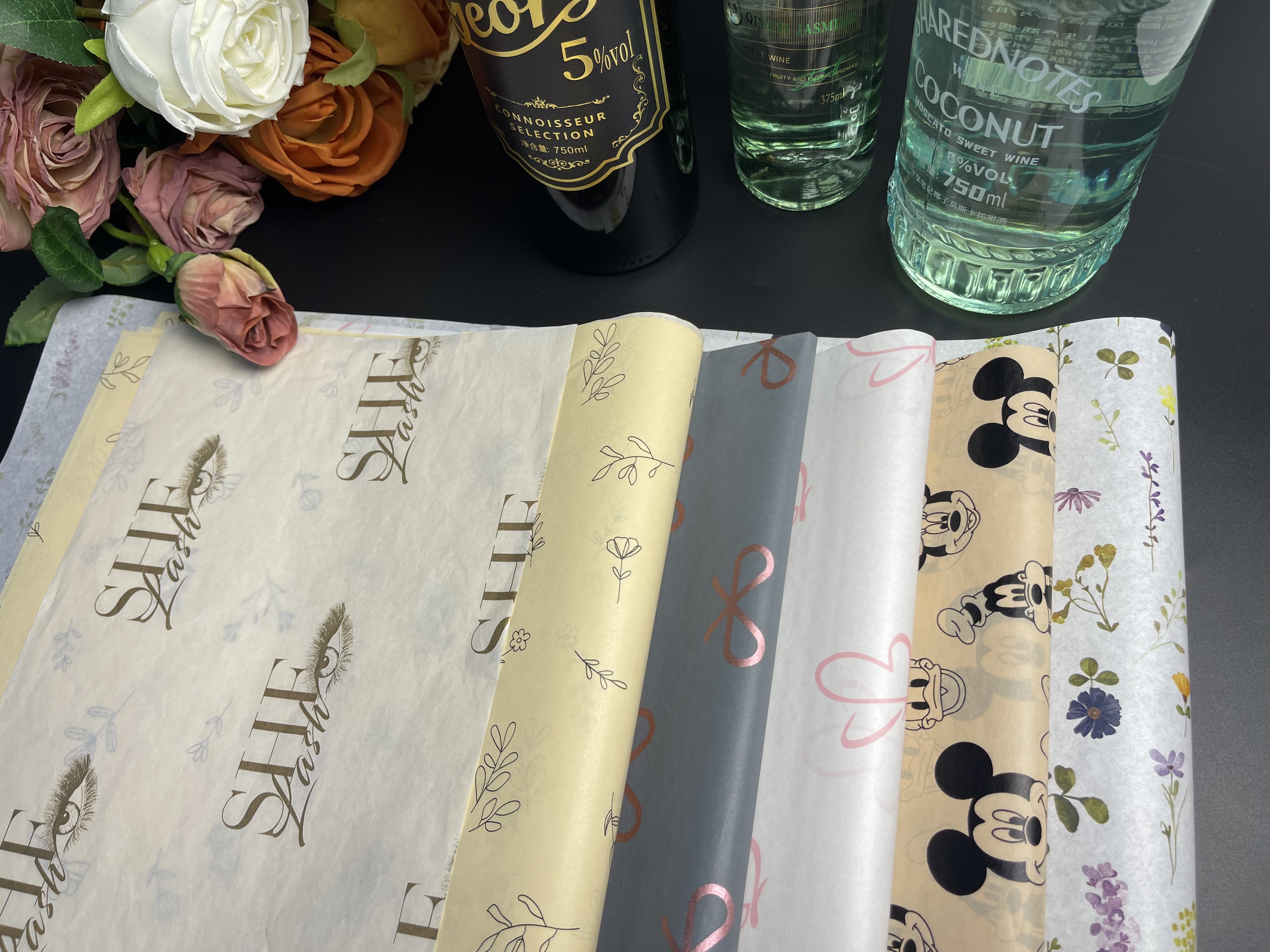 Eco Friendly Custom Tissue Paper – Full Logo Print for Premium Packaging