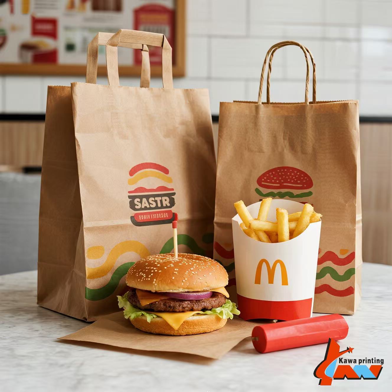 Premium Custom Kraft Handle Bags