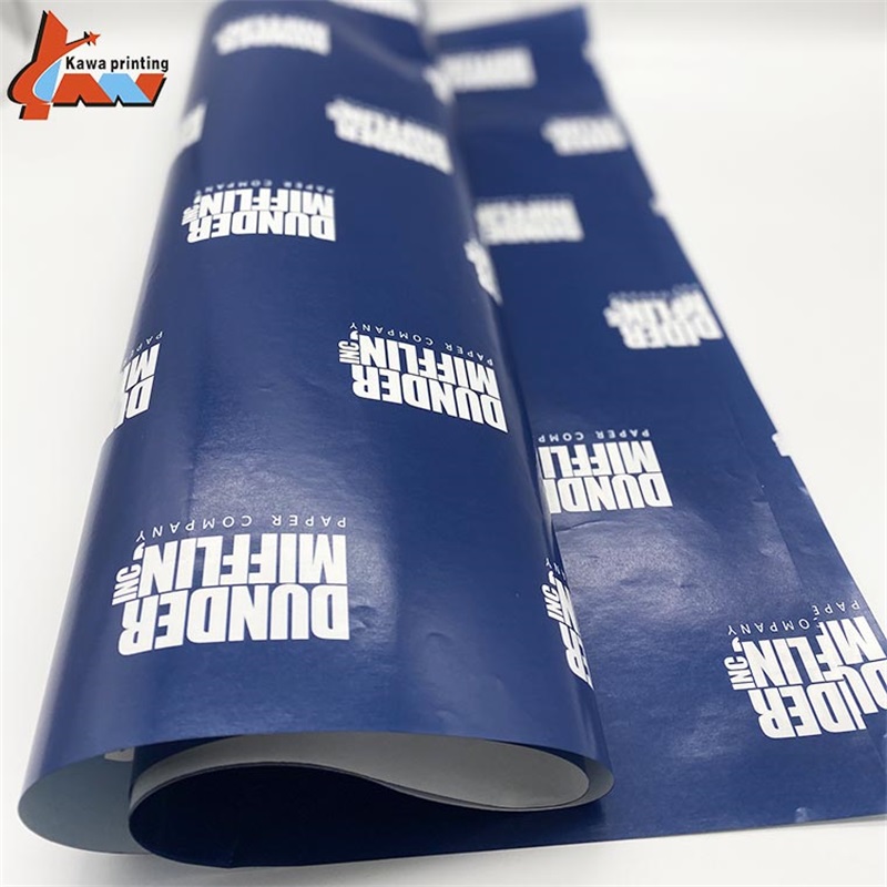 Custom Printed Wrapping Paper Rolls | Full-Coverage Logo Packaging Paper for Gifts, Apparel and Retail