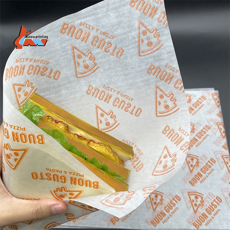 Custom Printed Food Grade Wax Paper for Food Packaging