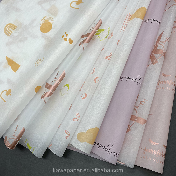 Custom Printed Tissue Paper | Luxury Branded Wrapping Paper | Logo Printed Packaging Tissue for Retail & Gift Packaging