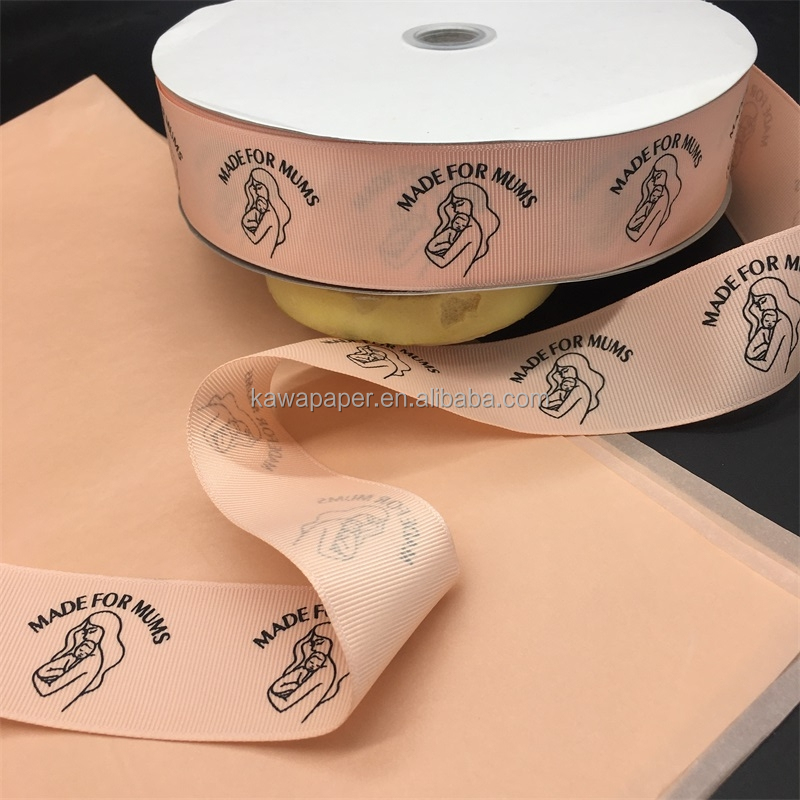 Custom Printed Ribbon | Personalized Logo Ribbon | Luxury Gift Packaging Ribbon