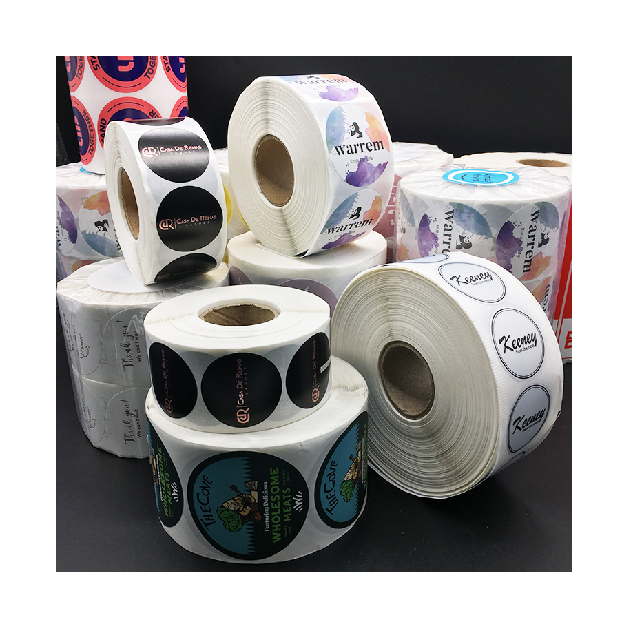 Custom Roll Labels | Printed Adhesive Sticker Rolls | Logo, Packaging and Product Labels