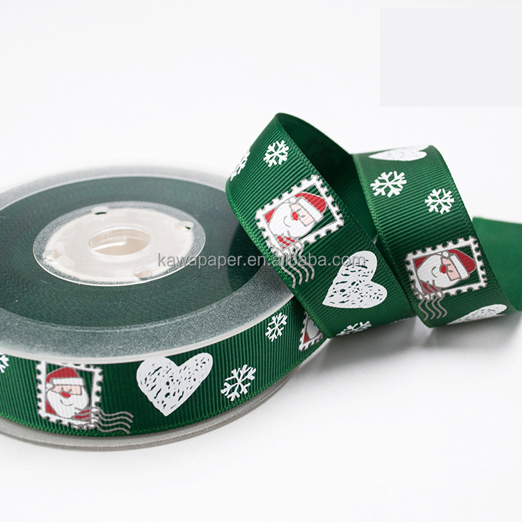 Custom Christmas Ribbon | Printed Holiday Gift Ribbon | Personalized Christmas Packaging Ribbon