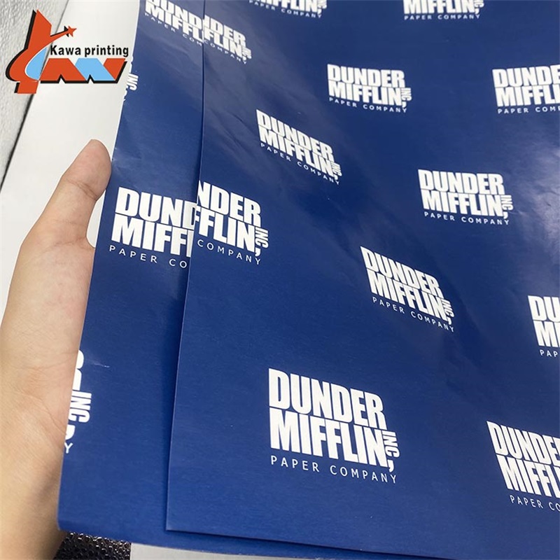 Custom Printed Wrapping Paper Rolls | Full-Coverage Logo Packaging Paper for Gifts, Apparel and Retail