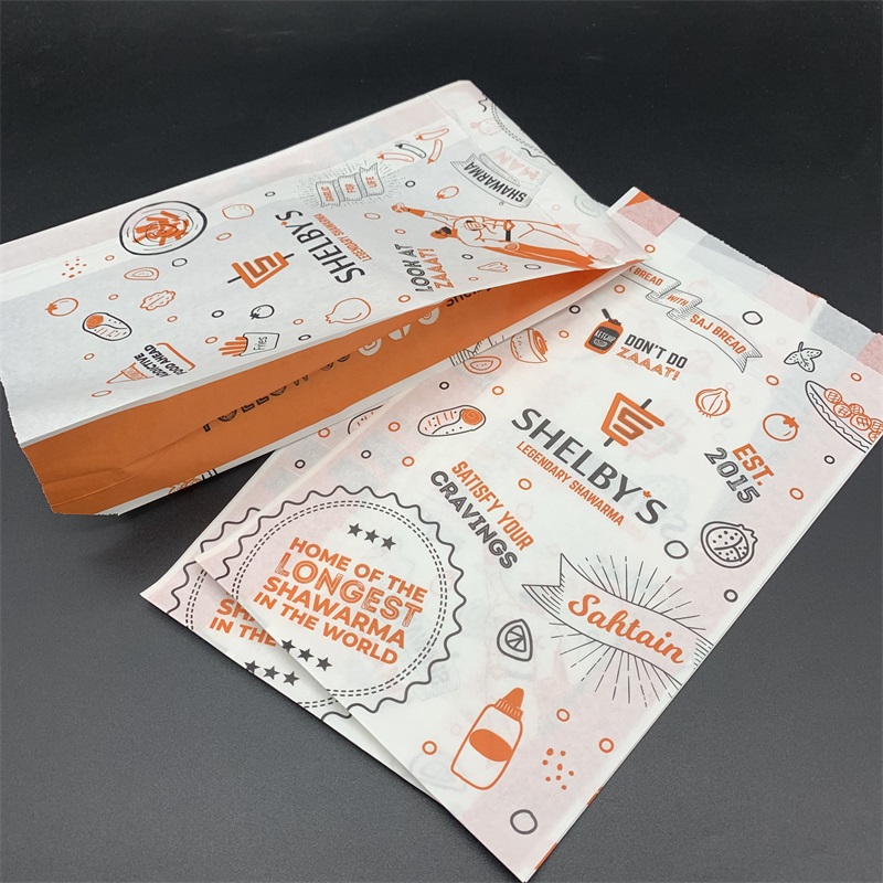 Custom Printed Greaseproof Cone Bags | Kit 7 Oil-Resistant Food Packaging Bags