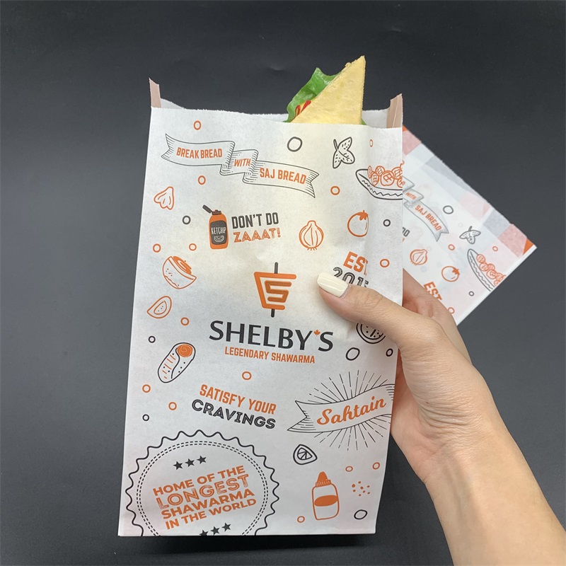 Custom Printed Greaseproof Cone Bags | Kit 7 Oil-Resistant Food Packaging Bags