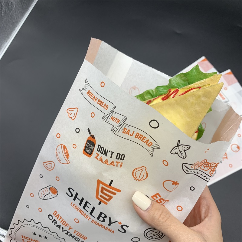Custom Printed Greaseproof Cone Bags | Kit 7 Oil-Resistant Food Packaging Bags