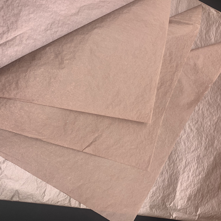 Luxury Rose Gold Tissue Paper for Gift & Flower Wrapping | Premium Packaging Paper | Custom Logo Available