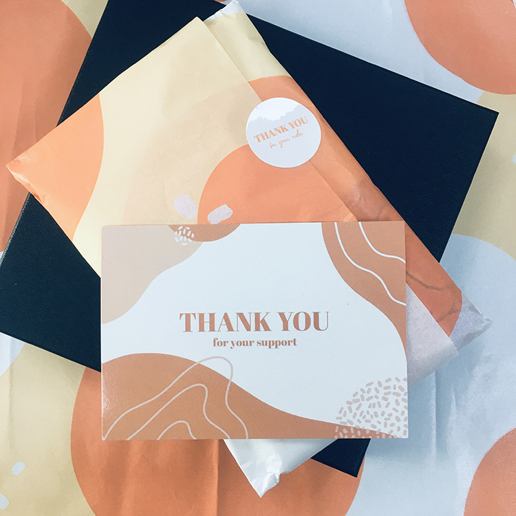 Custom Thank You Cards | Premium Branded Insert Cards | Custom Printed Packaging Inserts