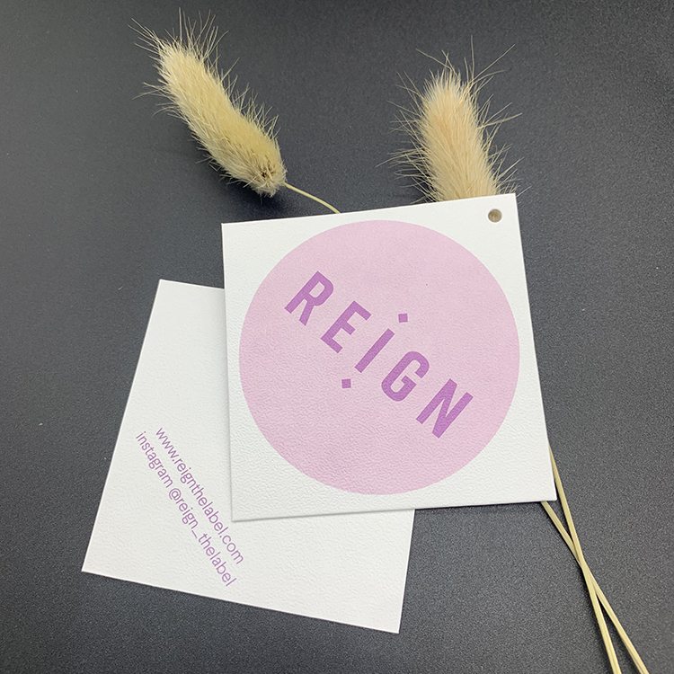 Custom Clothing Hang Tags | Die-Cut Shapes, Gold Foil, Embossing & Spot UV | Premium Cardstock Tags