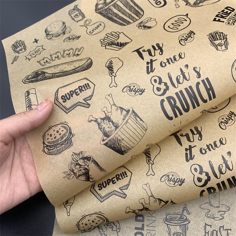 40gsm Food-Grade Kraft Paper | Custom Sizes Available | Eco-Friendly Food Packaging Paper