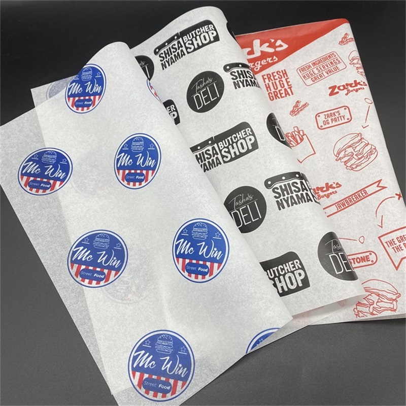 PFAS-Free Greaseproof Paper | Custom Printed Food Wrapping Paper | Multiple GSM Options | Tested for Fluorine-Free Compliance