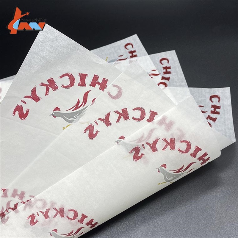 Food Grade Greaseproof Paper | Biodegradable Food Wrapping Paper | Custom Printed Packaging Paper