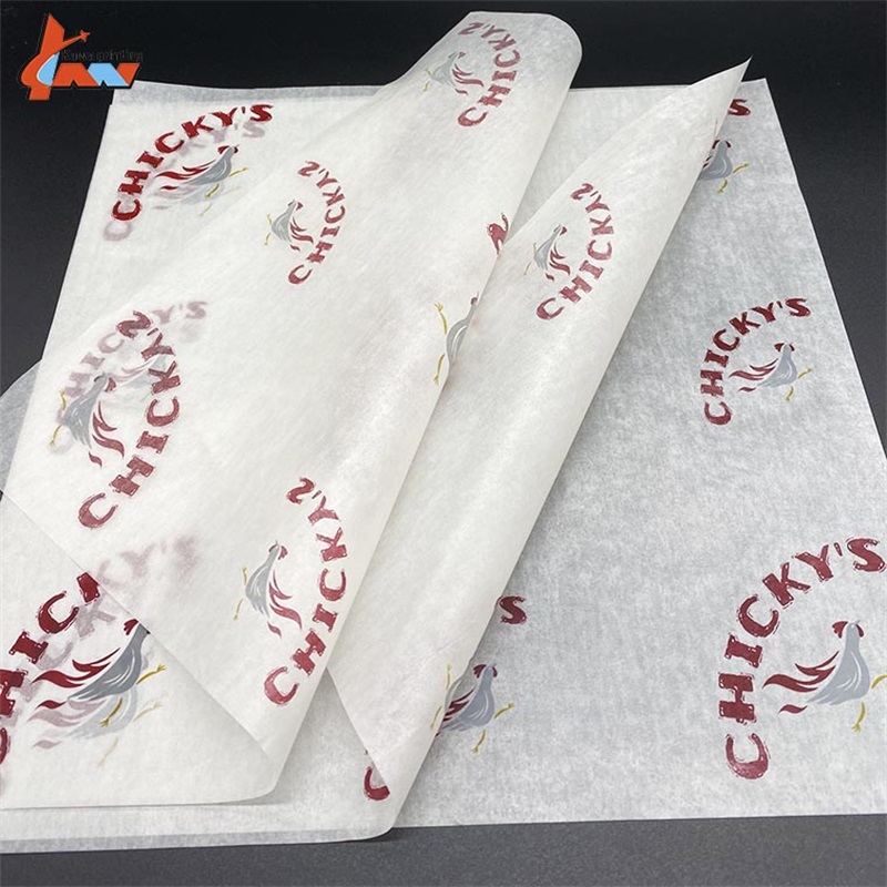 Food Grade Greaseproof Paper | Biodegradable Food Wrapping Paper | Custom Printed Packaging Paper