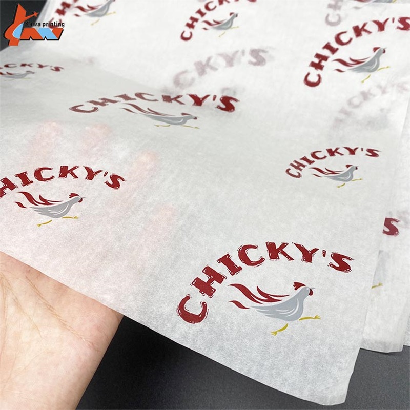 Food Grade Greaseproof Paper | Biodegradable Food Wrapping Paper | Custom Printed Packaging Paper
