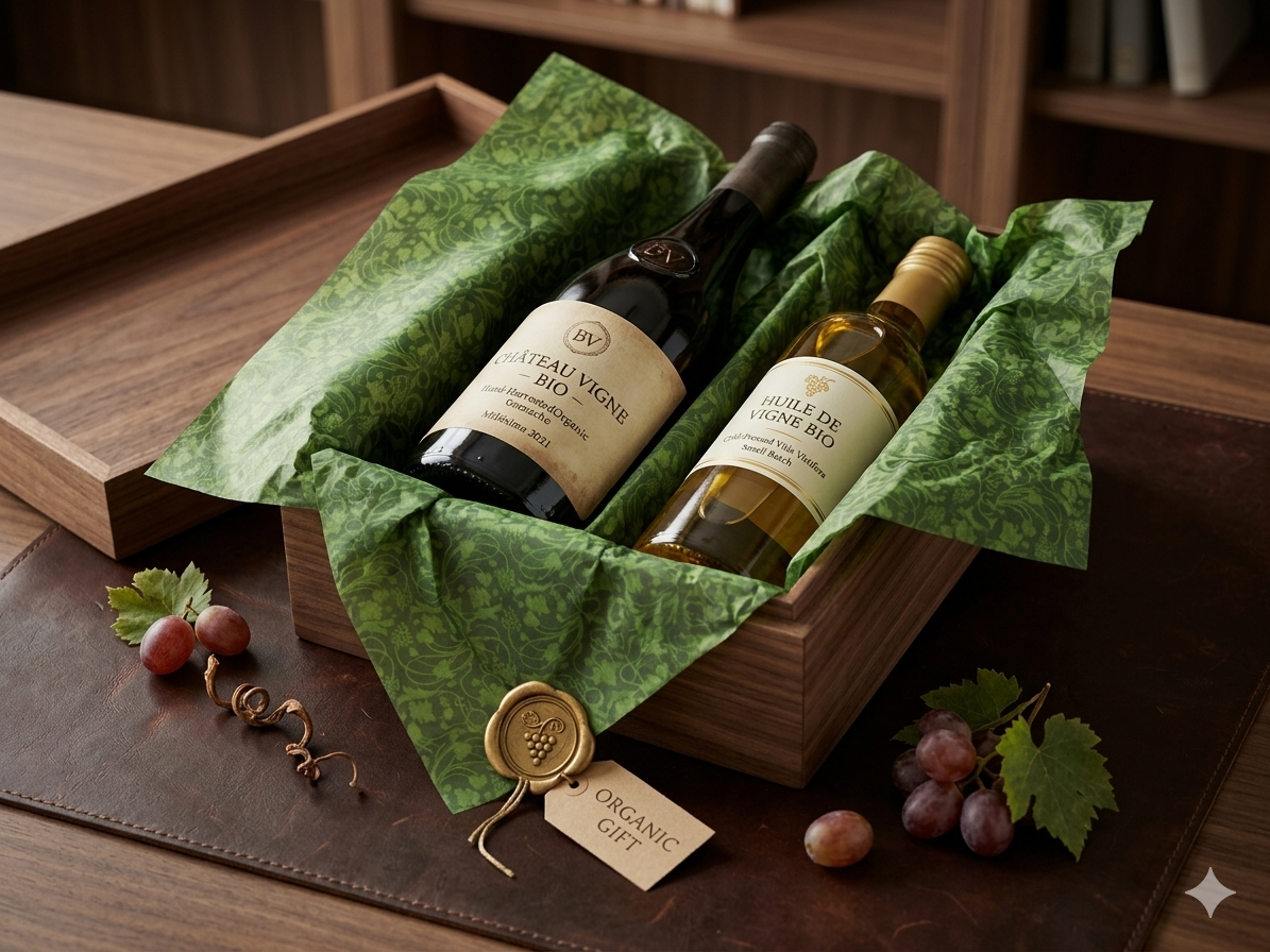 Premium Red Wine Gift Wrapping Paper for Bottle Packaging