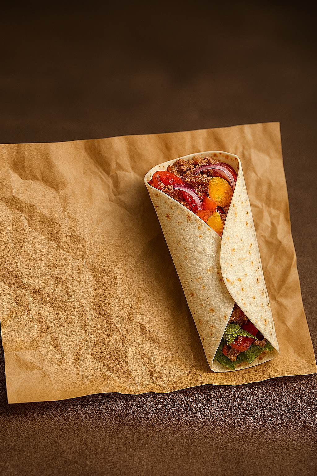 Custom Shawarma Wrapping Paper | Food Grade Greaseproof Wrap Paper | PFAS-Free Burrito & Wrap Packaging Paper