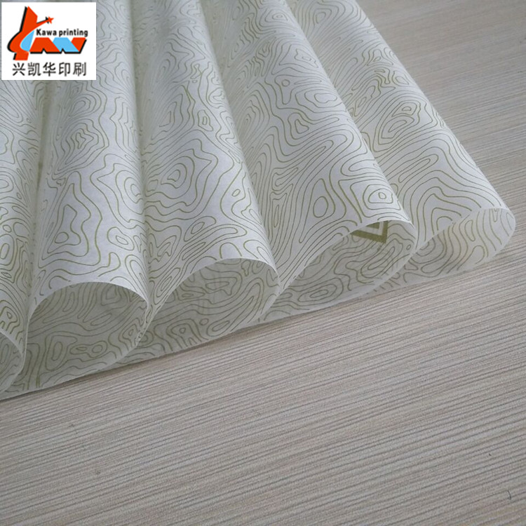 Custom Printed Topographic Pattern Tissue Paper | Luxury Branded Gift Wrapping Paper for Retail Packaging
