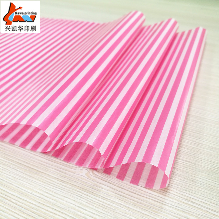 Custom Pink Striped Tissue Paper | Premium Printed Gift Wrapping Paper for Retail & Boutique Packaging