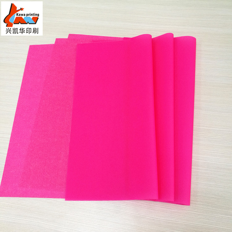 Custom Fluorescent Color Printed Tissue Paper | Vibrant Logo Packaging Paper | Luxury Gift Wrapping Tissue Paper