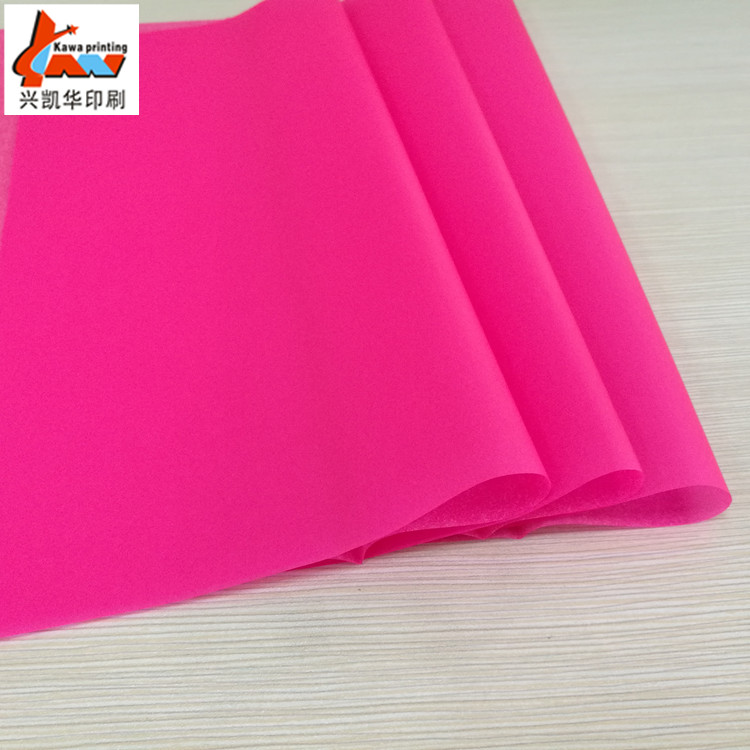 Custom Fluorescent Color Printed Tissue Paper | Vibrant Logo Packaging Paper | Luxury Gift Wrapping Tissue Paper