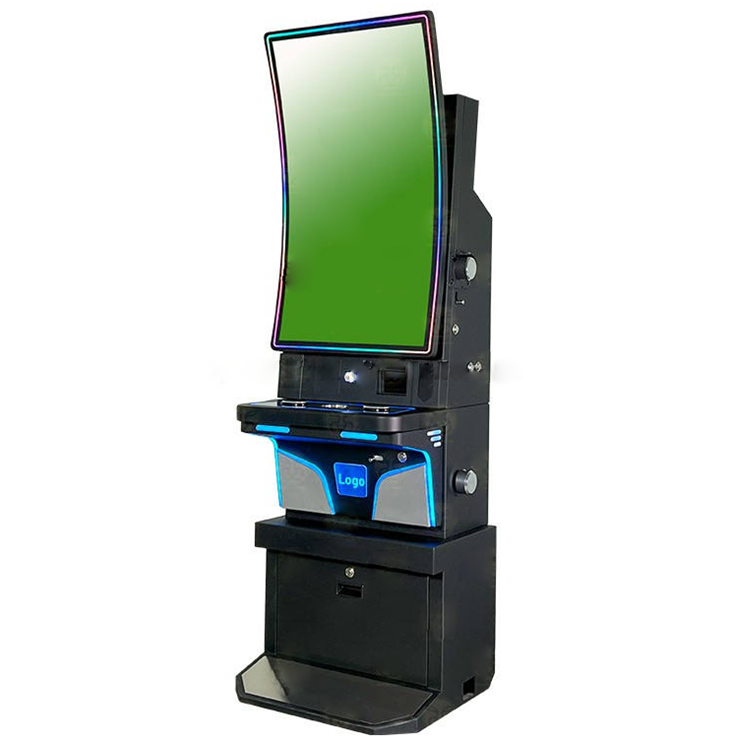 Fury Series Skill Cabinet 43 Inch Curved Touch Screen Game Customized Black 36 Pin For Amusement Cabinet