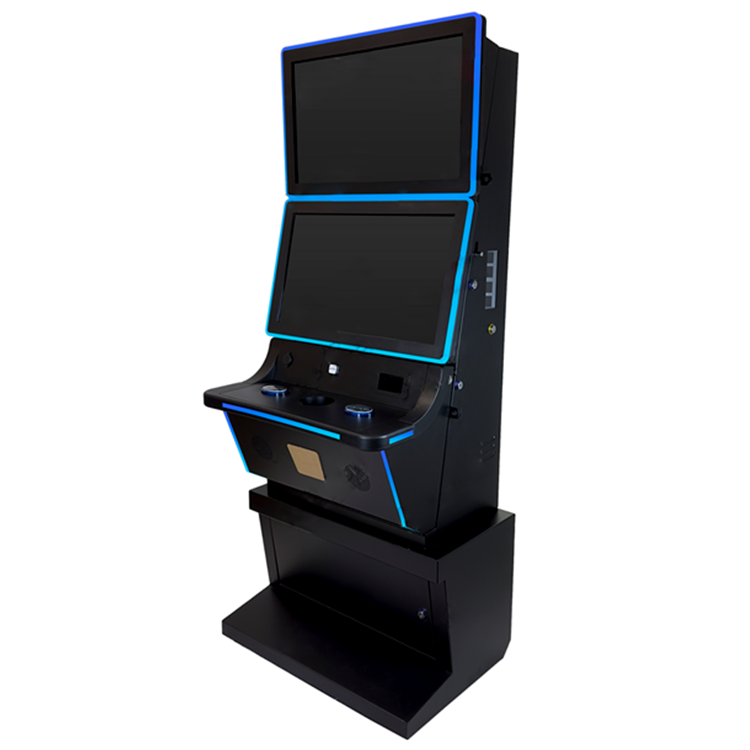 Fury Series Skill Cabinet 23.6Inch Dual Touch Screen Game Customized Black 36 Pin For Amusement Cabinet