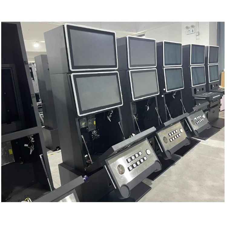 Dual Screen Arcade Gaming Machine 23.6 Inch Customized Touch Skill Cabinet Black at Factory Price for Amusement Cabinet