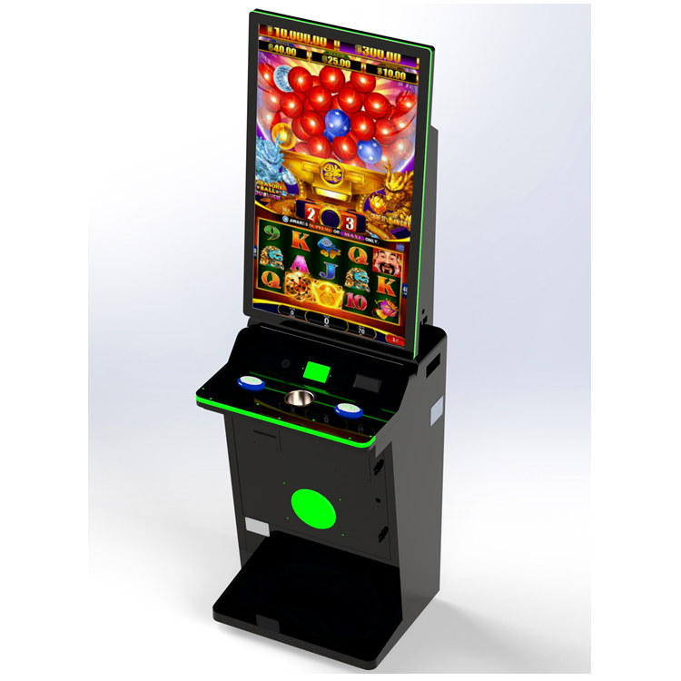 Fury Series Skill Cabinet 43 Inch Vertical Touch Screen Black 36 Pin Customized For Amusement Cabinet