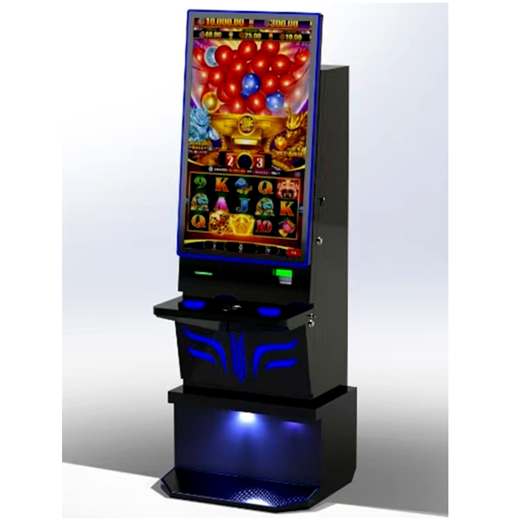 Fury Series Skill Cabinet 43 Inch Vertical Touch Screen Black 36 Pin Customized For Amusement Cabinet