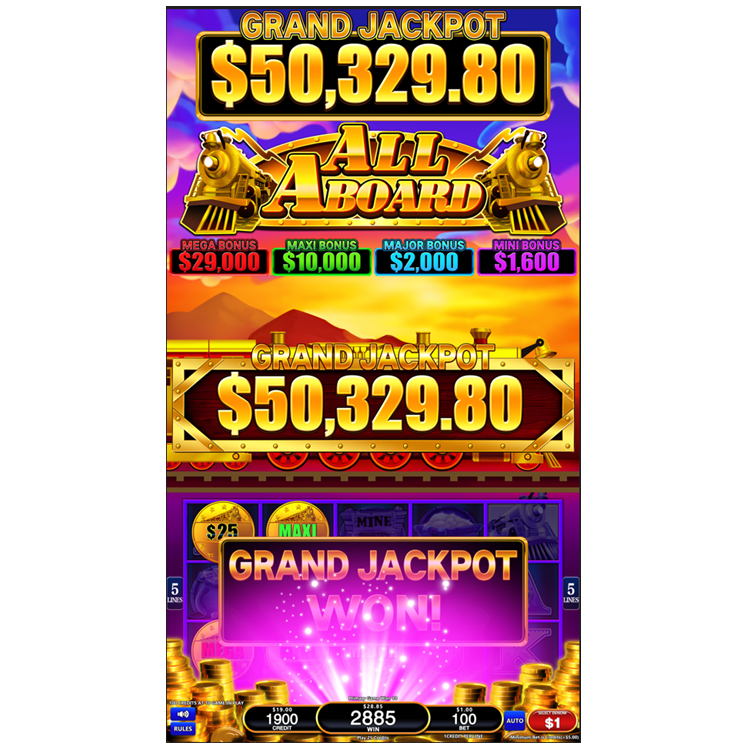 All Aboard Dynamite Dash Skill Game Board Regular/Skill Edition with Skill Preview Feature PCB Board Arcade Game Amusement Machine