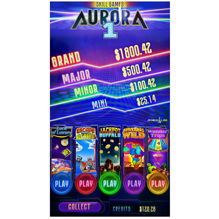 Aurora Plus 5 Boards in 1 Skill Game Vertical PC Board Case Preview Coin Operated PCB Game Board 4 Arcade Game Amusement Machine
