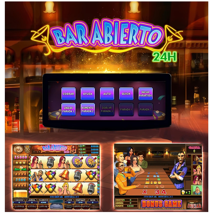 Bar Abierto 24H Single/Dual Skill Game Board Skill Preview HET Game Board PCB Board Software for Arcade Game Amusement Machine