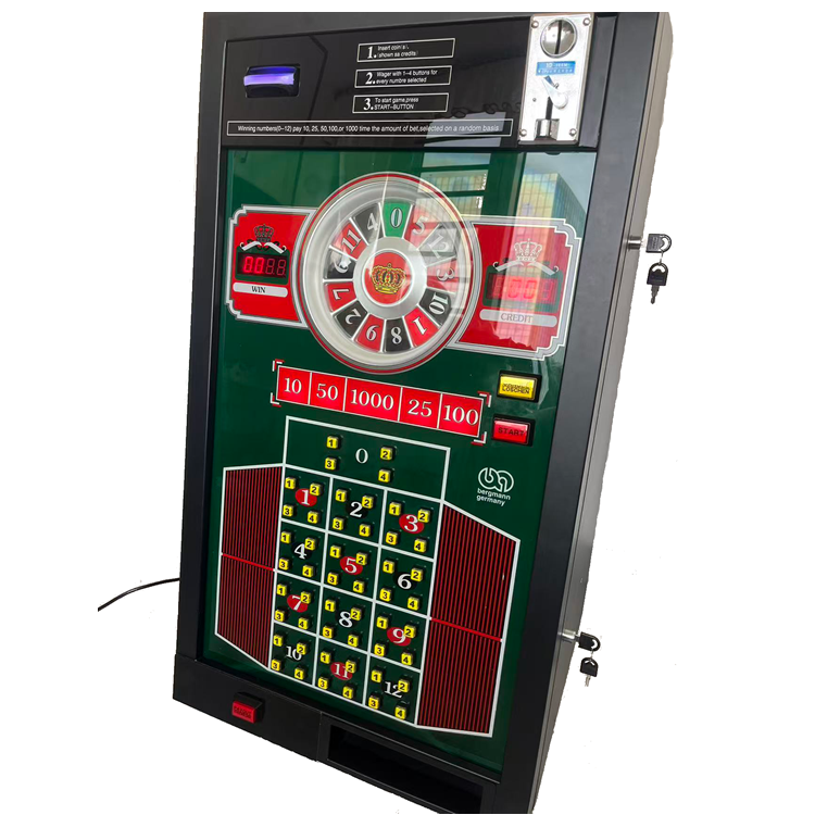 Bergmann Roulette Jackpot machine Arcade Gaming Machine Customized Skill Cabinet Green Classic Factory Price for Arcade Game Amusement Cabinet