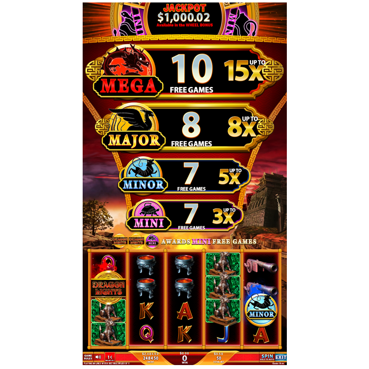 Dragon Lights 2in1 Skill Preview vertical multi game