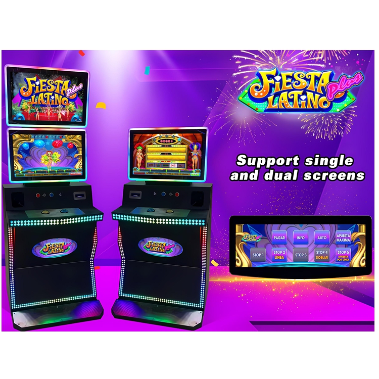 Fiesta Latino Plus Single/Dual Skill Game Board Skill Preview HET Game Board PCB Board Software for Arcade Game Amusement Machine