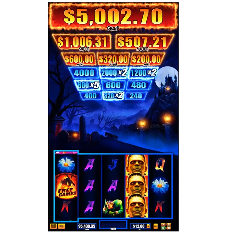 Frankenstein HB Vertical Skill Game Board for 4K UHD Screen Monitor Coin Operated PCB Board for Arcade Game Amusement Machine