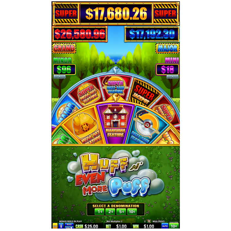 Huff N' Even More Puff 2in1 Skill Game Board Regular/Skill Edition with Skill Preview Feature PCB Board Arcade Game Amusement Machine