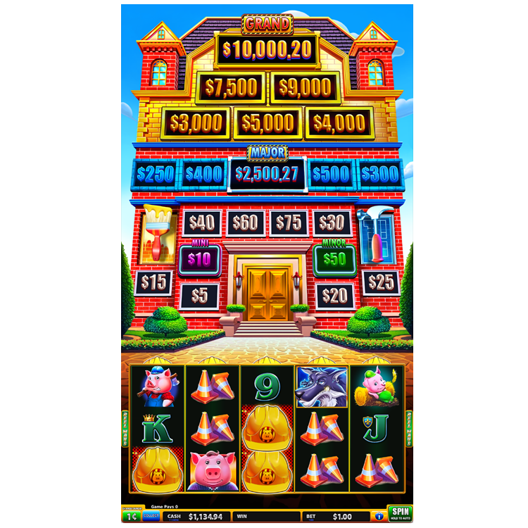 Huff N' Puff Money Mansion Vertical Skill Game Board Skill Preview HET Game Board PCB Board Software for Arcade Game Amusement Machine