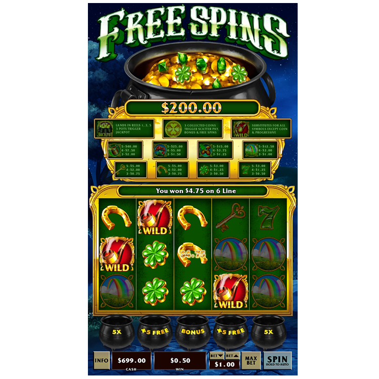 Irish Coins Skill Preview vertical game