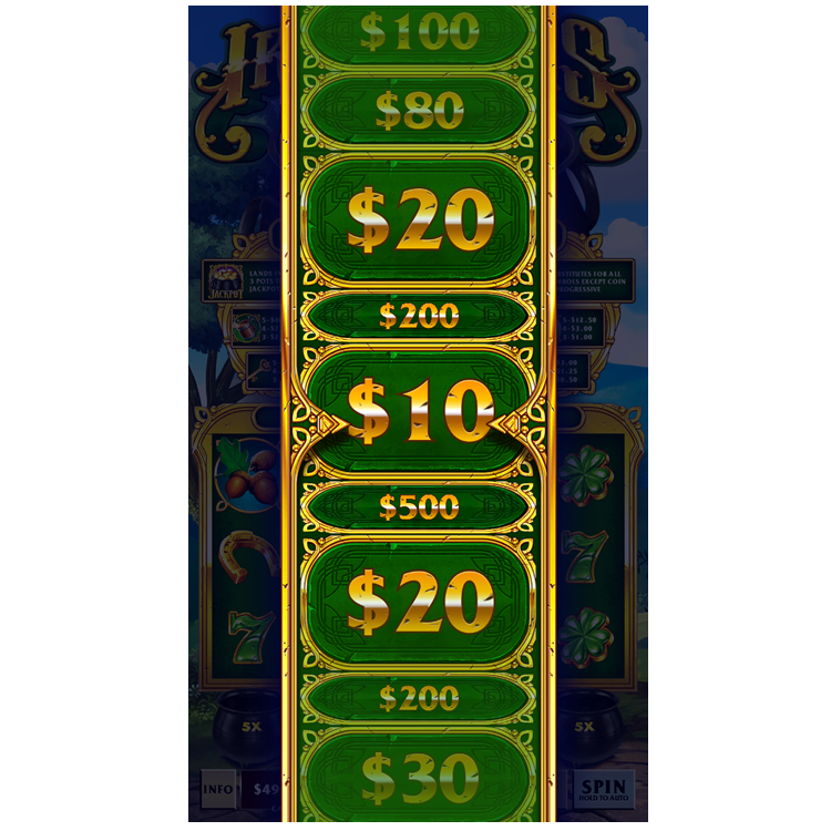 Irish Coins Skill Preview vertical game