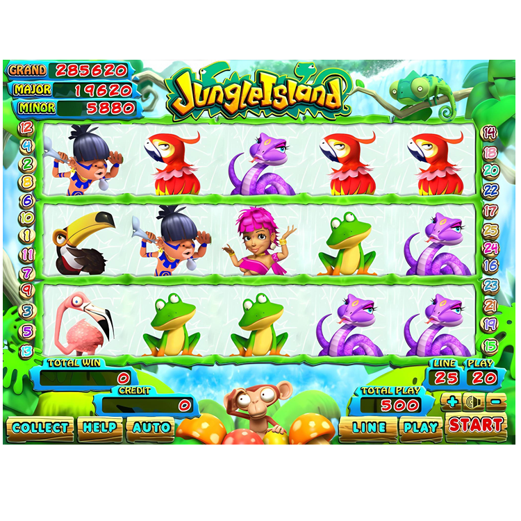 Jungle Island Single/Dual Skill Game Board Skill Preview HET Game Board PCB Board Software for Arcade Game Amusement Machine