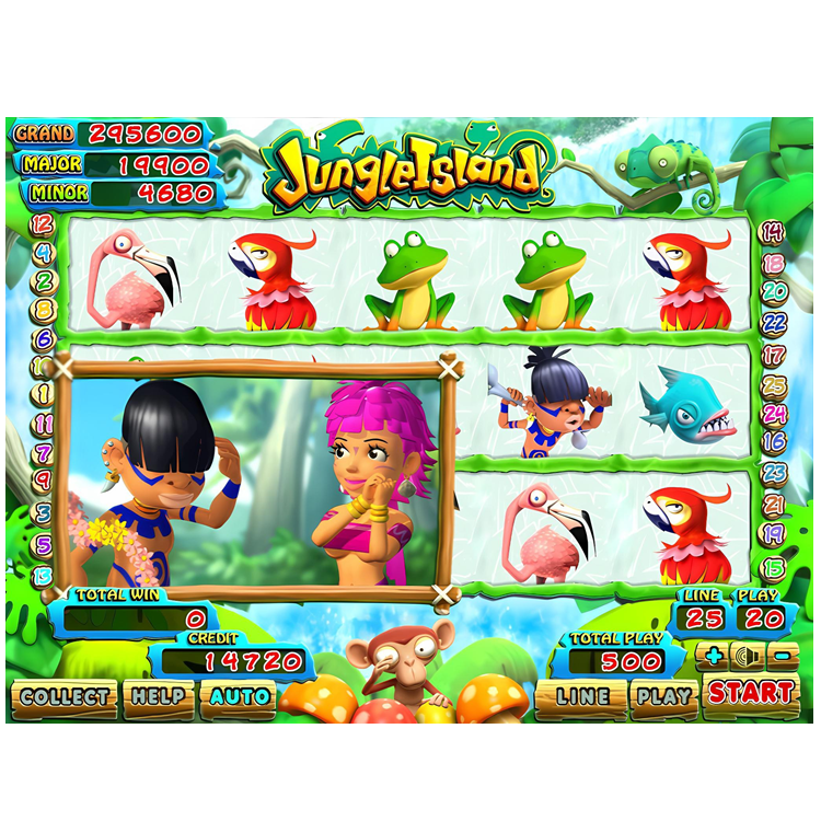 Jungle Island Single/Dual Skill Game Board Skill Preview HET Game Board PCB Board Software for Arcade Game Amusement Machine