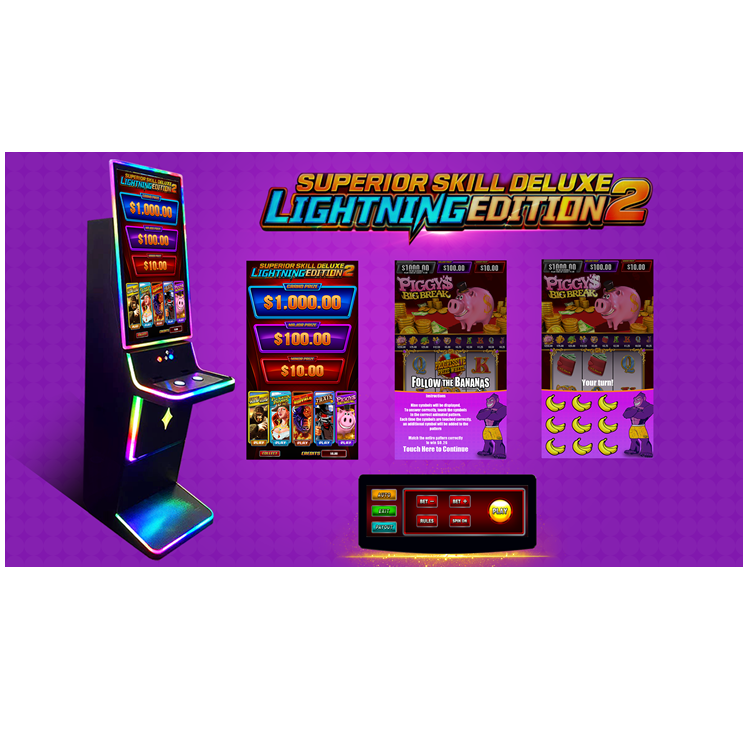 Lightning Edition 2 Vertical Skill Game Board Skill Preview HET Game Board PCB Board Software for Arcade Game Amusement Machine