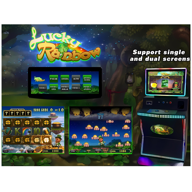 Lucky Rainbow Single/Dual Skill Game Board Skill Preview HET Game Board PCB Board Software for Arcade Game Amusement Machine