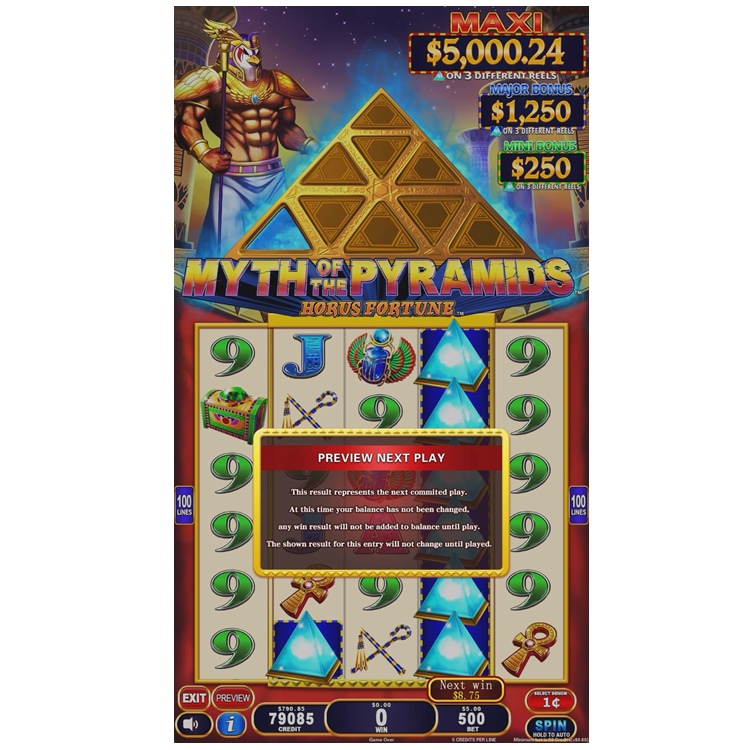 Myth of the Pyramids 2in1 Skill Preview vertical multi game