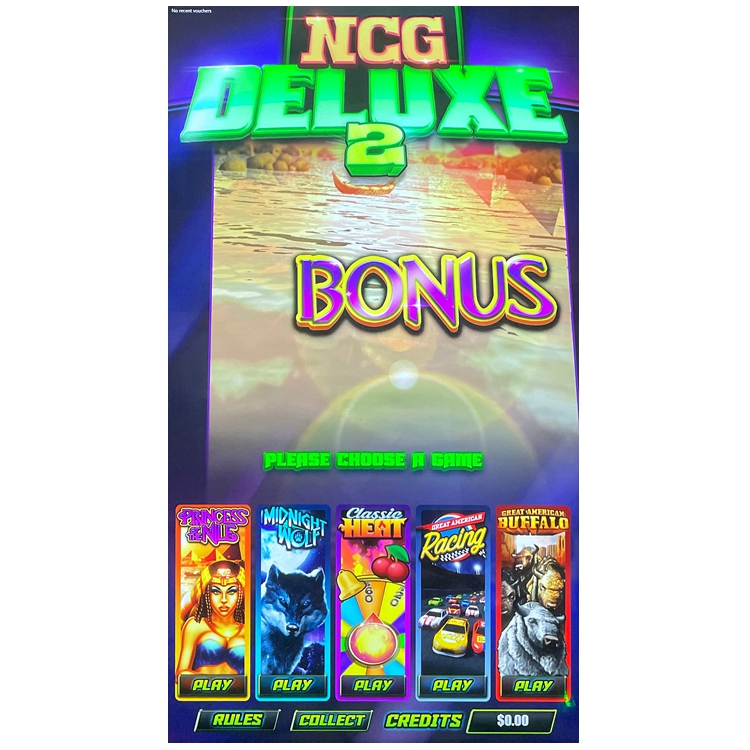 NCG Deluxe 2 5in1 PC Board with Case No Chance Game Skill Game PCB Game Board at Factory Price for Arcade Game Amusement Machine