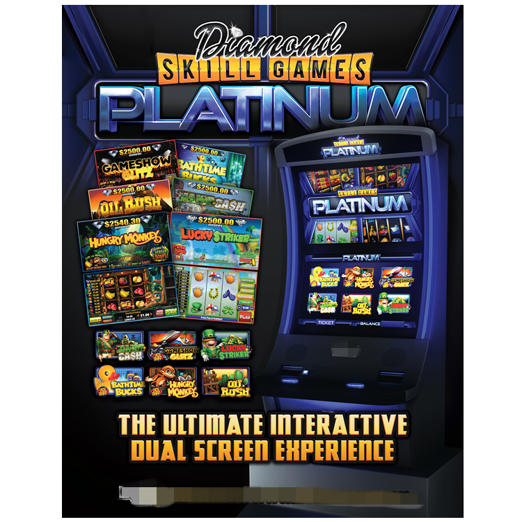 Platinum 1 6in1 Dual PC Board with Case Skill Game Board Nudge Skill Wild Feature PCB Game Board for Arcade Game Amusement Machine