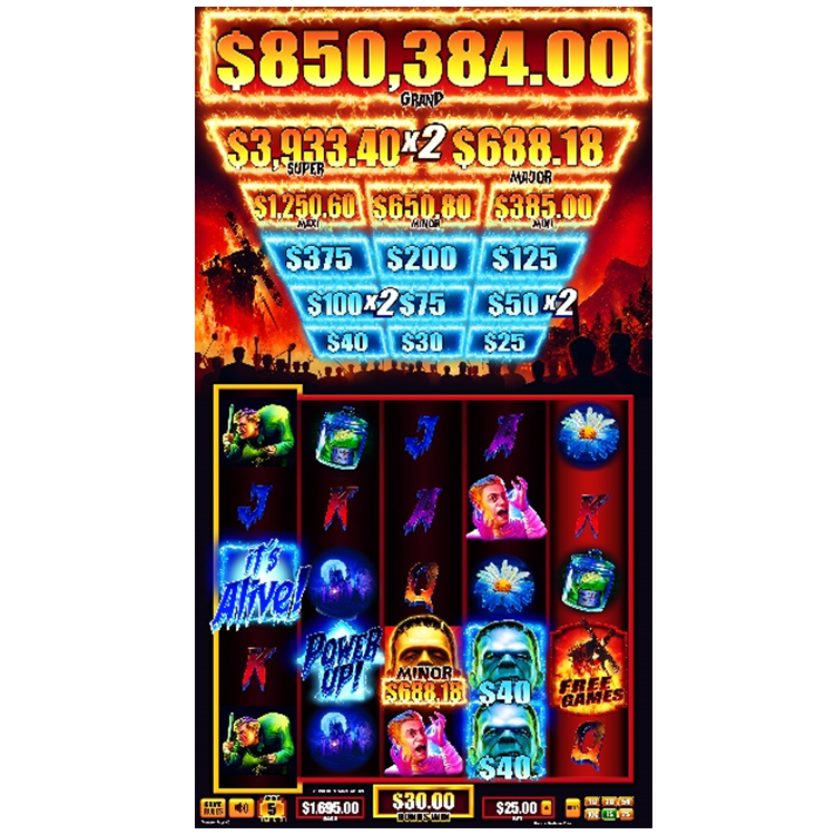 Frankenstein HB Vertical Skill Game Board for 4K UHD Screen Monitor Coin Operated PCB Board for Arcade Game Amusement Machine